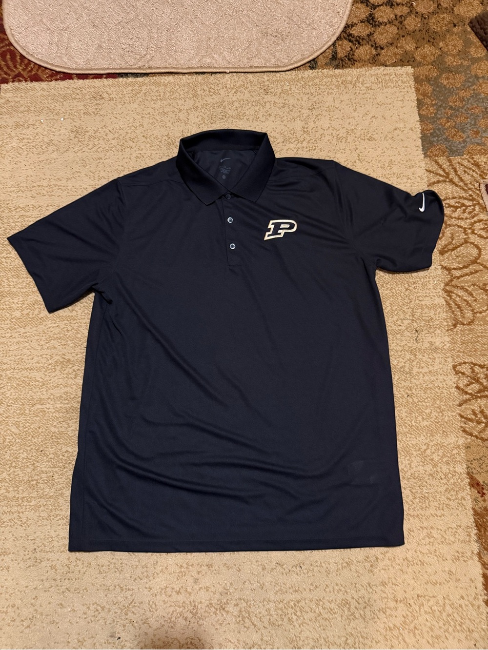 Nike Purdue boilermakers polo shirt NWT size XL